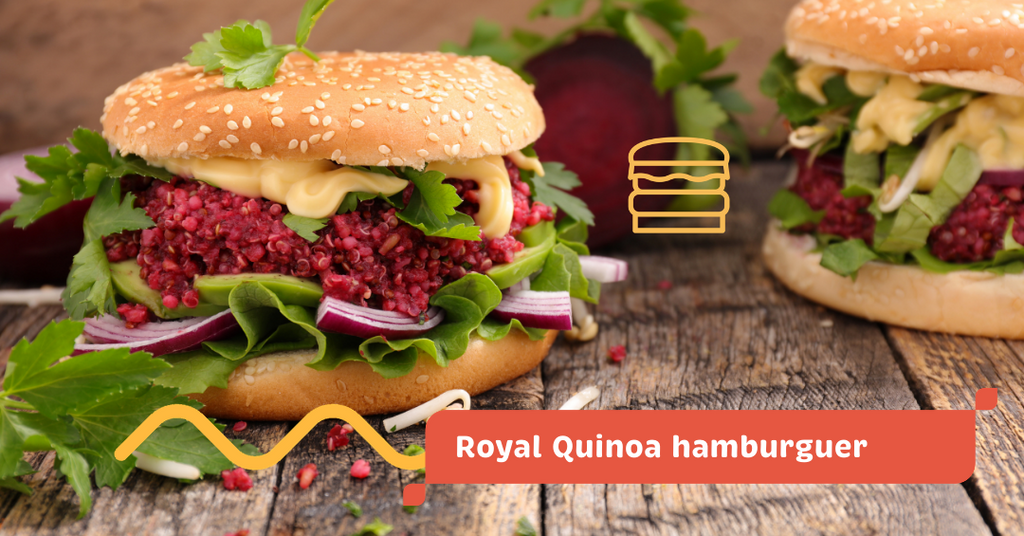 Royal quinoa hamburguer